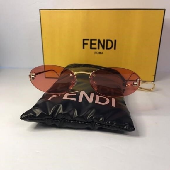 New - Original Fendi First oval FE4075US 30S sunglasses - Picture 9 of 12
